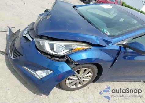 2015 Hyundai Elantra Se z USA, uszkodzony, nr VIN 5NPDH4AE9FH582462
